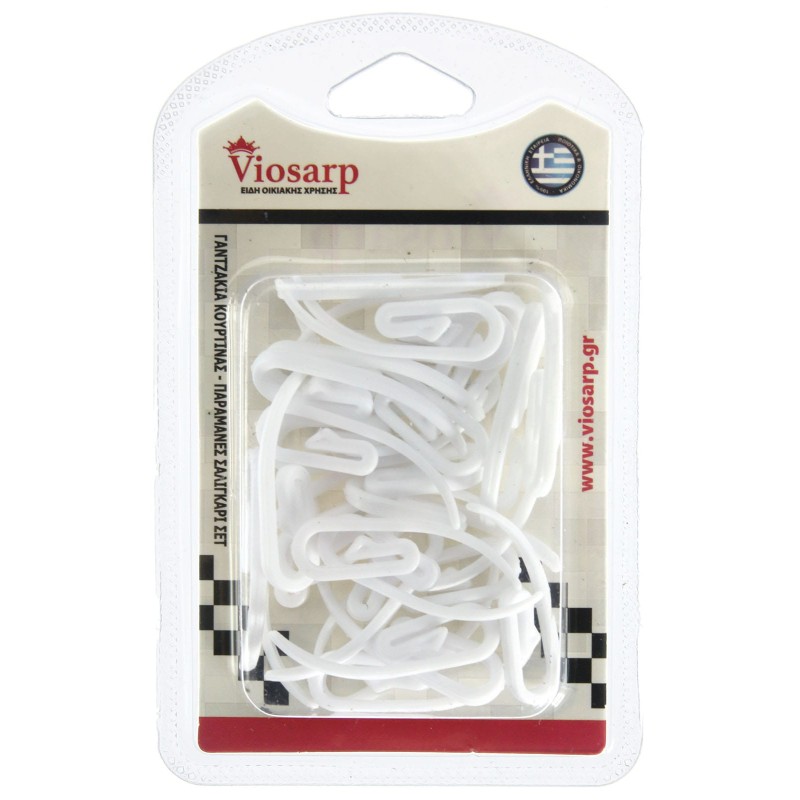 ΓΑΝΤΖΑΚΙΑ ΚΟΥΡΤΙΝΑΣ-ΠΑΡΑΜΑΝΕΣ ΣΑΛΙΓΚΑΡΙ ΣΕΤ 30ΤΕΜ VC1739