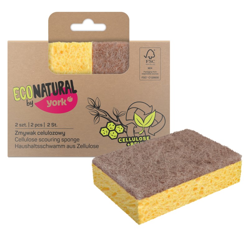 ΣΦΟΥΓΓΑΡΙ ΠΙΑΤΩΝ ΣΚΛΗΡΟ ΣΕΤ 2ΤΕΜ 10x7cm ECO NATURAL No 035540