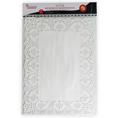 ΒΑΣΗ ΧΑΡΤΙΝΗ ΓΙΑ ΓΛΥΚΑ ΟΡΘΟΓΩΝΙΑ 25x35cm 10 ΤΕΜΑΧΙΩΝ VC2173