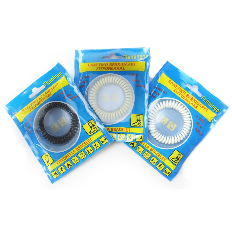 ΕΝΤΟΜΟΑΠΩΘΗΤΙΚΟ ΕΛΑΣΤΙΚΟ ΒΡΑΧΙΟΛΑΚΙ CITRONELLA