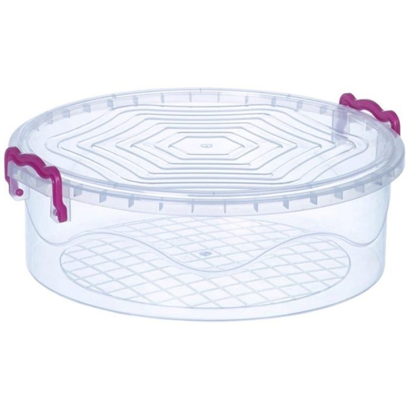 ΦΑΓΗΤΟΔΟΧΕΙΟ ΜΕ 2 ΑΣΦΑΛΕΙΕΣ ΣΤΡΟΓΓΥΛΟ ST-102 5L VIOSARP