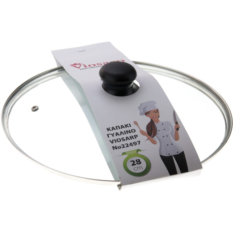 ΚΑΠΑΚΙ ΓΥΑΛΙΝΟ 30cm Νο22503