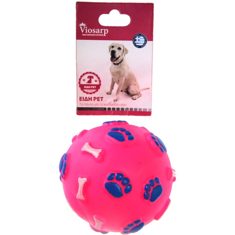 PET ΠΑΙΧΝΙΔΙ ΜΠΑΛΑ VC1724 ΜΕ ΗΧΟ 7cm PET ΠΑΙΧΝΙΔΙ ΜΠΑΛΑ VC1724 ΜΕ ΗΧΟ 7cm
