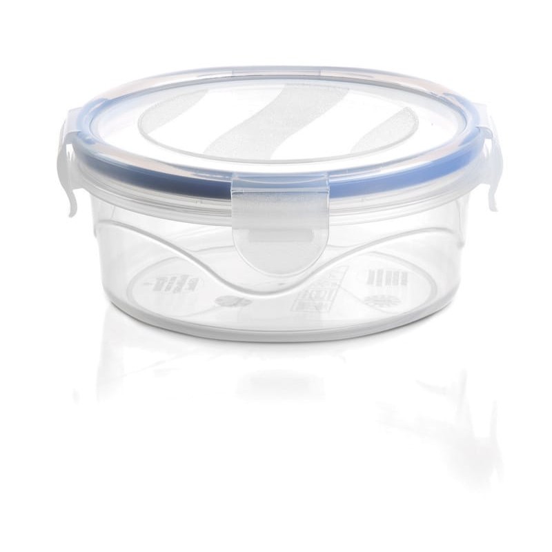 ΦΑΓΗΤΟΔΟΧΕΙΟ ΜΕ 4 ΑΣΦΑΛΕΙΕΣ ΣΤΡΟΓΓΥΛΟ M-662 450ml 13x5cm VIOSARP