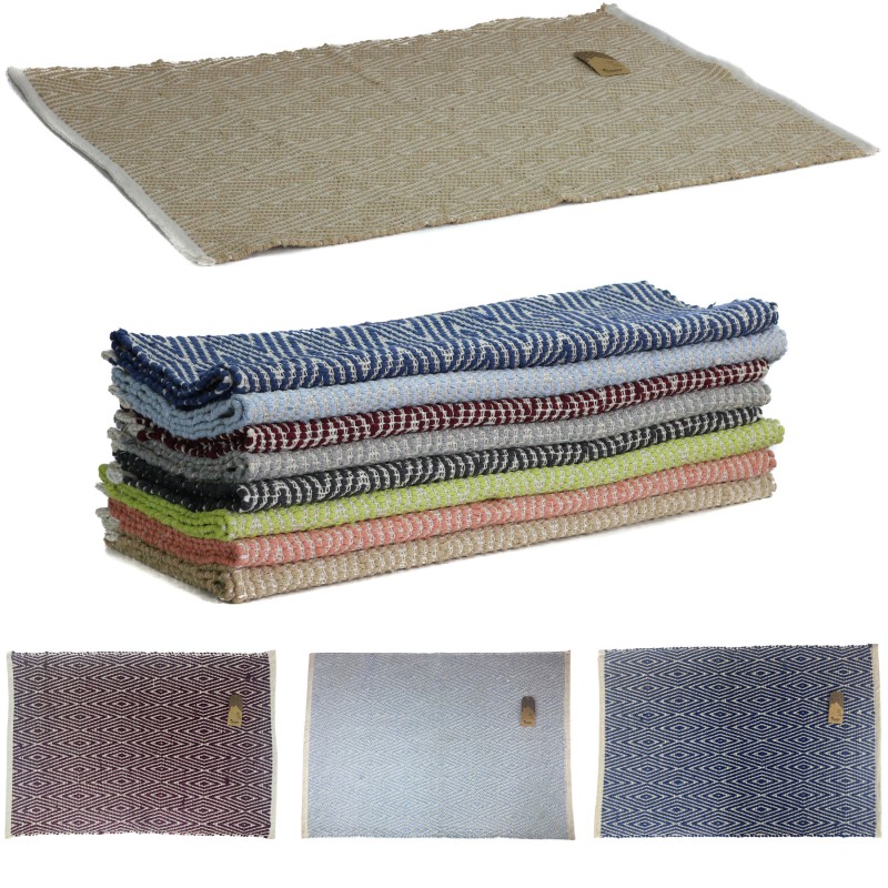 ΠΑΤΑΚΙ ΚΟΥΡΕΛΟΥ ΠΛΕΞΗ ΣΧΕΔΙΟ ΡΟΜΒΟΣ COTTON 60x90CM Νο39112