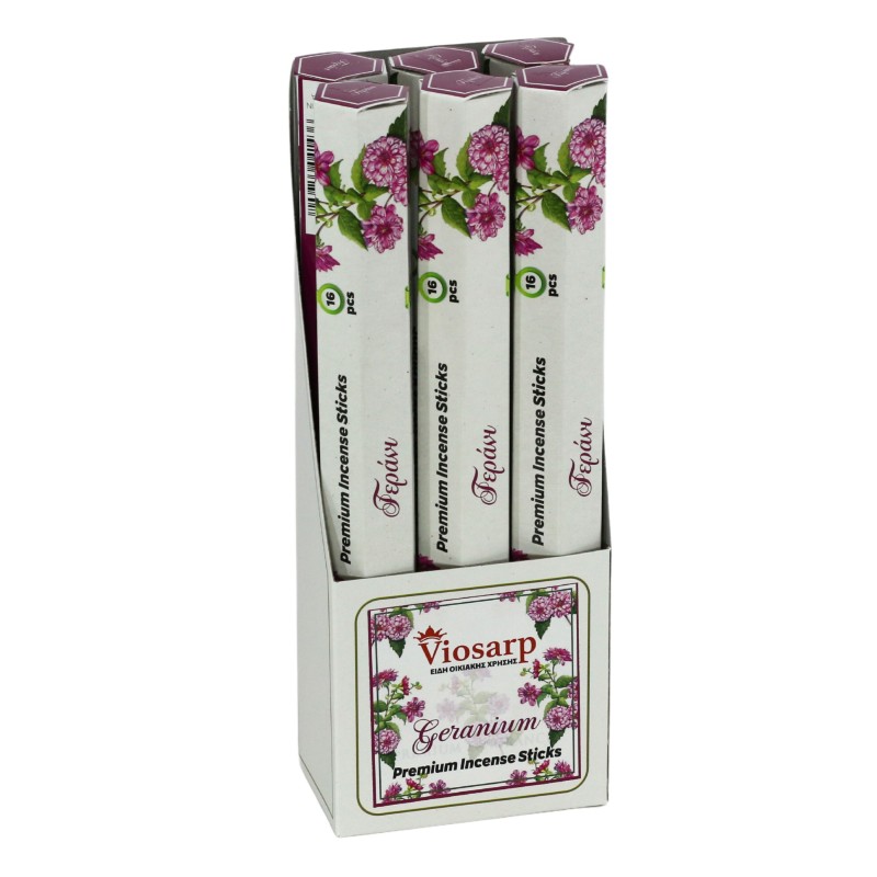 ΑΡΩΜΑΤΙΚΑ ΣΤΙΚΣ ΚΑΥΣΗΣ 16 ΤΕΜ ΓΕΡΑΝΙ