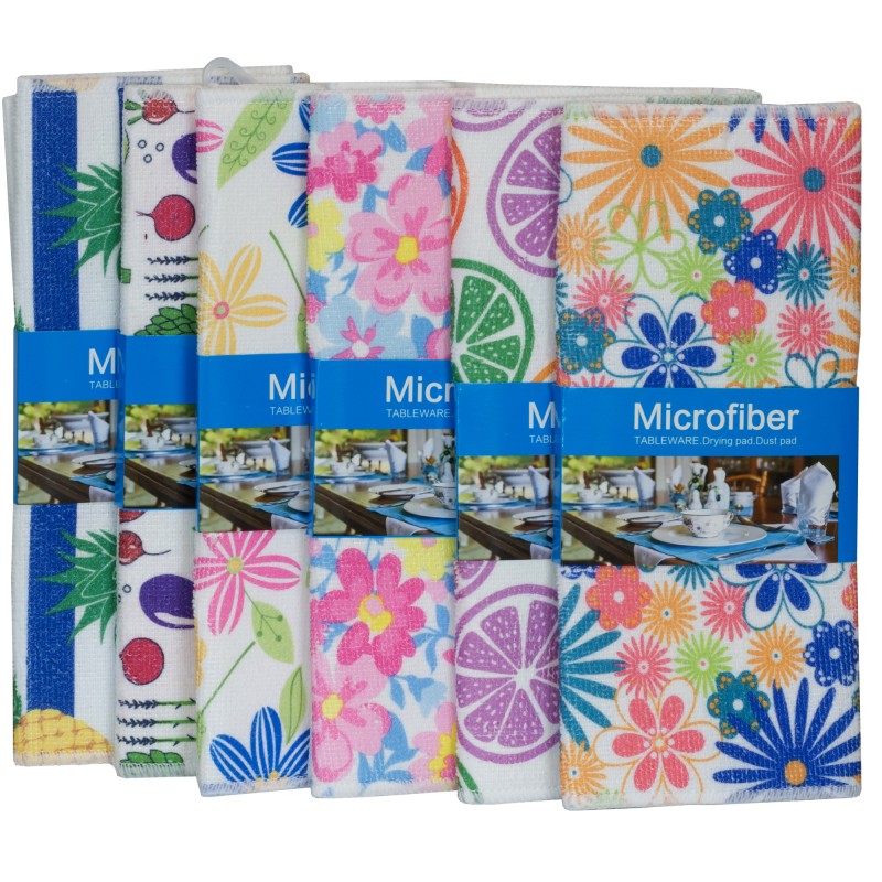 ΑΠΟΡΡΟΦΗΤΙΚΗ ΠΕΤΣΕΤΑ MICROFIBER ΣΤΡΑΓΓΙΣΜΑΤΟΣ ΠΙΑΤΩΝ 30x40cm VC2342