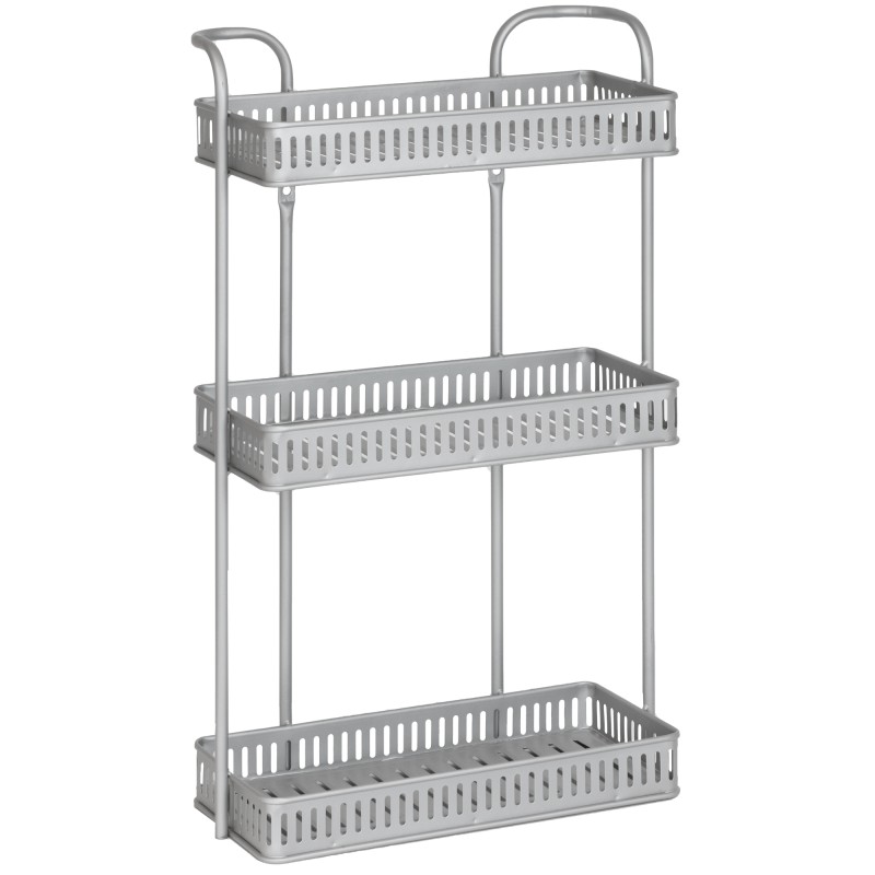 ΕΤΑΖΕΡΑ ΜΕΤΑΛΛΙΚΗ 3ΘΕΣΕΩΝ ΙΣΙΑ 36,5x16x60,5cm VC2351