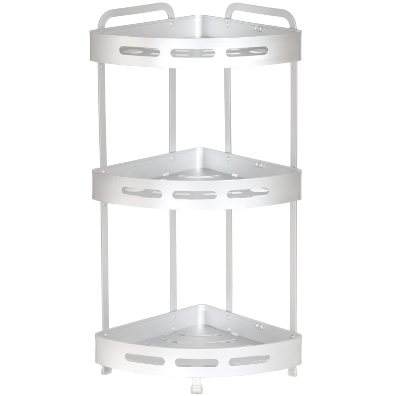 ΕΤΑΖΕΡΑ ΑΛΟΥΜΙΝΙΟΥ ΓΩΝΙΑΚΗ 3ΘΕΣΕΩΝ 24x24x57cm VC2353