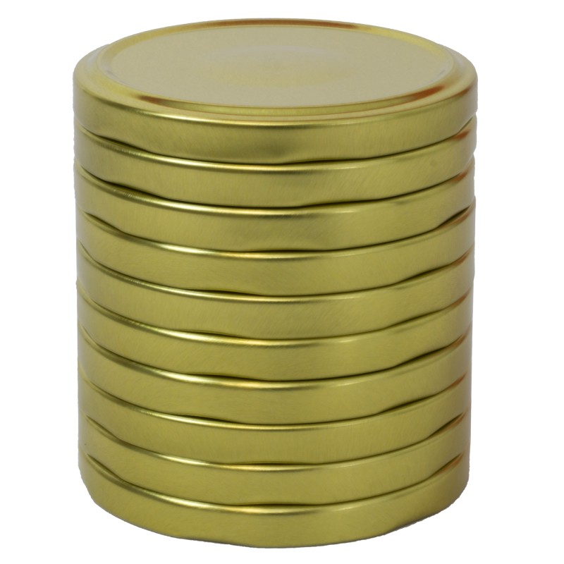 ΚΑΠΑΚΙ Φ63 ΧΡΥΣΟ ΣΕΤ 10ΤΕΜ No43560