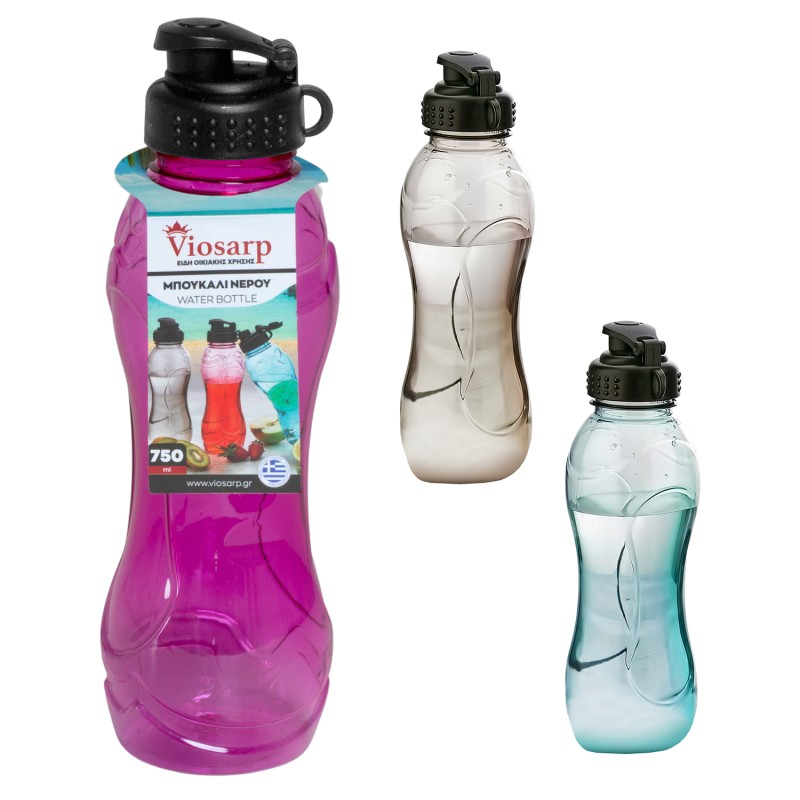 ΜΠΟΥΚΑΛΙ ΝΕΡΟΥ ΠΛΑΣΤΙΚΟ ΔΙΑΦΑΝΟ No45441 750ml VIOSARP