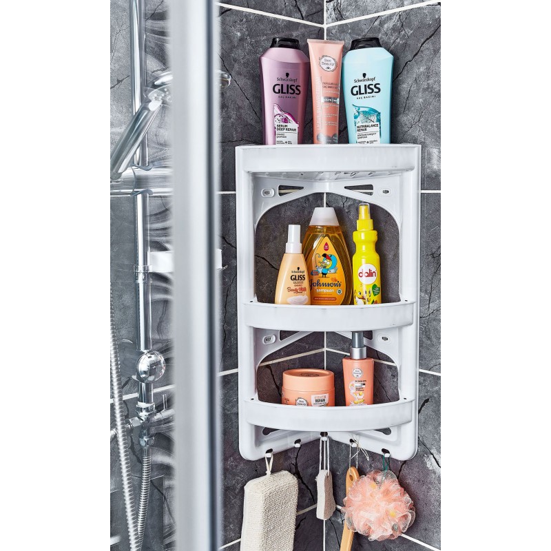 ΕΤΑΖΕΡΑ ΠΛΑΣΤΙΚΗ ΓΩΝΙΑΚΗ 3 ΘΕΣΕΩΝ B009 VIOSARP