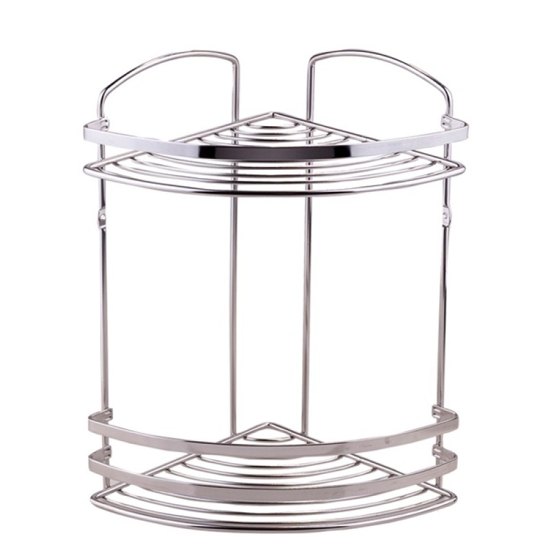 ΕΤΑΖΕΡΑ ΑΝΟΞΕΙΔΩΤΗ ΓΩΝΙΑΚΗ 2ΘΕΣΕΩΝ 19,5x19,5x32cm BK082 SS304 VIOSARP