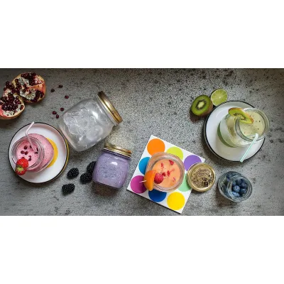 ΒΑΖΟ ΓΥΑΛΙΝΟ ΜΕ ΧΡΥΣΟ ΚΑΠΑΚΙ ΣΧΕΔΙΟ FY2101S-CB1520 250ml 9x7cm