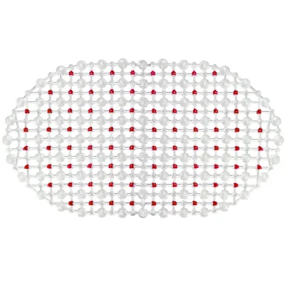 ΤΑΠΕΤΟ VC071 ΜΠΑΝΙΟΥ ΟΒΑΛ ΔΙΑΦΑΝΟ 70x40cm