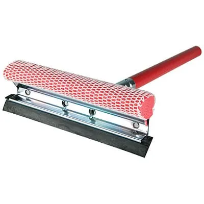 ΥΑΛΟΚΑΘΑΡΙΣΤΗΡΑΣ ΜΕ ΣΦΟΥΓΓΑΡΙ ΔΙΧΤΥ 20cm + ΚΟΝΤΑΡΙ ΞΥΛΙΝΟ 55cm