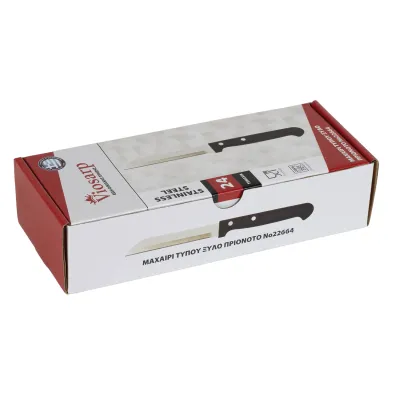 ΜΑΧΑΙΡΙ ΤΥΠΟΥ ΞΥΛΟ ΠΡΙΟΝΩΤΟ Νο22664 DT1124K ΑΝΟΞΕΙΔΩΤΟ ΑΤΣΑΛΙ 19,5cm