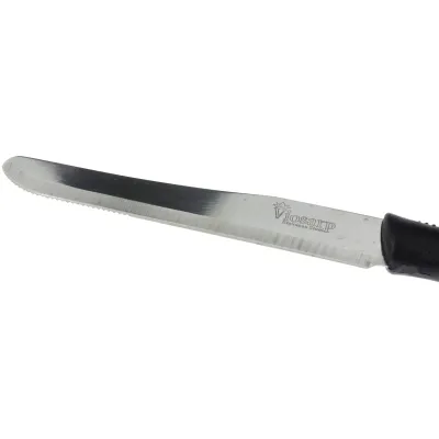 ΜΑΧΑΙΡΙ ΠΡΟΣΦΟΡΑ ΠΛΑΣΤΙΚΗ ΛΑΒΗ ΜΙΣΟ - ΜΙΣΟ 1ΤΕΜ Νο22688 - DT1231 HALF SERRATED