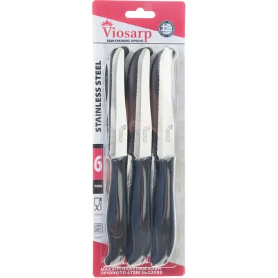 ΜΑΧΑΙΡΙ ΠΛΑΣΤΙΚΗ ΛΑΒΗ ΠΡΙΟΝΟΤΟ 6ΤΕΜ Νο22695 - DT1231