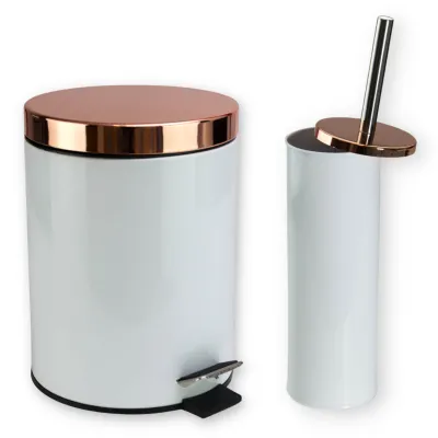 ΠΙΓΚΑΛ ΜΕΤΑΛΛΙΚΟ ΜΑΥΡΟ/ΛΕΥΚΟ ΜΕ BRONZE ΛΑΒΗ Νο32793 38cm