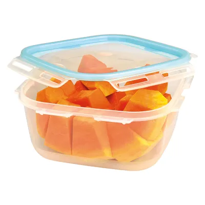 ΦΑΓΗΤΟΔΟΧΕΙΟ ΠΡΟΣΦΟΡΑ LOCK & FIT ΜΕ 4 ΑΣΦΑΛΕΙΕΣ ΤΕΤΡΑΓΩΝΟ M-1074 2,4L 20,5x20,5x10cm VIOSARP