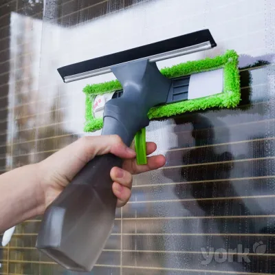 ΥΑΛΟΚΑΘΑΡΙΣΤΗΡΑΣ ΜΕ ΣΠΡΕΪ ΨΕΚΑΣΜΟΥKAI ΠΑΝΙ MICROFIBER 25cm Νo084040 VC2237