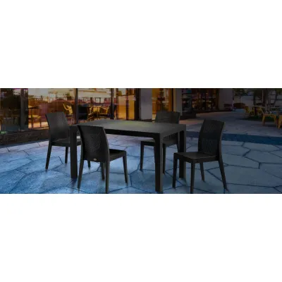 ΤΡΑΠΕΖΙ ΠΛΑΣΤΙΚΟ ΣΧΕΔΙΟ RATΤAN Α ΠΟΙΟΤΗΤΑ(ΛΕΥΚΟ-ΚΑΠΟΥΤΣΙΝΟ) 70x100cm