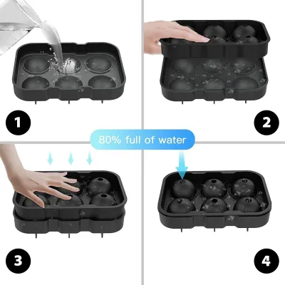 ΠΑΓΟΘΗΚΗ ΣΙΛΙΚΟΝΗΣ 6 ΘΕΣΕΩΝ ΣΦΑΙΡΑ 18x12.7cm ST-FX6015