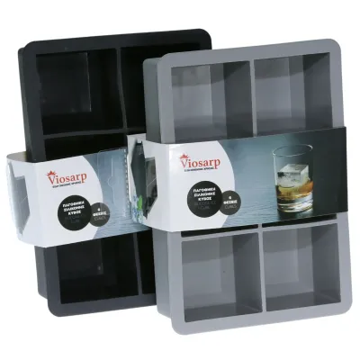 ΠΑΓΟΘΗΚΗ ΣΙΛΙΚΟΝΗΣ 6 ΘΕΣΕΩΝ ΚΥΒΟΣ 16.5x11.5cm ST-FX6016