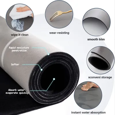 ΠΑΤΑΚΙ ΜΠΑΝΙΟΥ SUPER ΑΠΟΡΡΟΦΗΤΙΚΟ ΟΒΑΛ 40x60CM ECONOMY