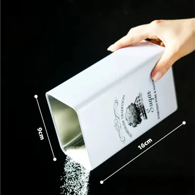 ΒΑΖΟ ΓΙΑ ΚΑΦΕ ΖΑΧΑΡΗ ΜΕΤΑΛΛΙΚΟ ΟΡΘΟΓΩΝΙΟ 9x6x16cm No41856