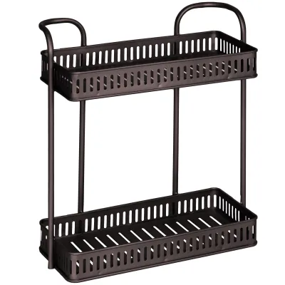 ΕΤΑΖΕΡΑ ΜΕΤΑΛΛΙΚΗ 2ΘΕΣΕΩΝ ΙΣΙΑ 36,5x16x40,5cm VC2350