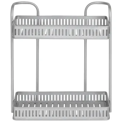 ΕΤΑΖΕΡΑ ΜΕΤΑΛΛΙΚΗ 2ΘΕΣΕΩΝ ΙΣΙΑ 36,5x16x40,5cm VC2350