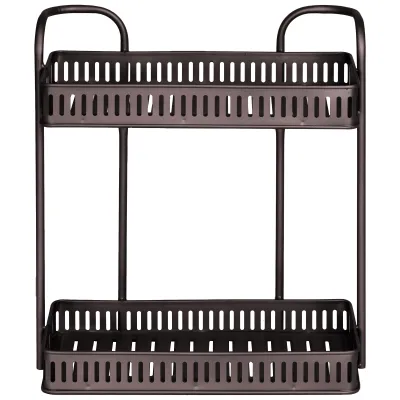 ΕΤΑΖΕΡΑ ΜΕΤΑΛΛΙΚΗ 2ΘΕΣΕΩΝ ΙΣΙΑ 36,5x16x40,5cm VC2350