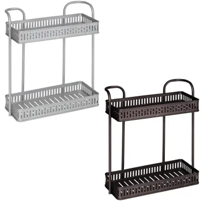 ΕΤΑΖΕΡΑ ΜΕΤΑΛΛΙΚΗ 2ΘΕΣΕΩΝ ΙΣΙΑ 36,5x16x40,5cm VC2350