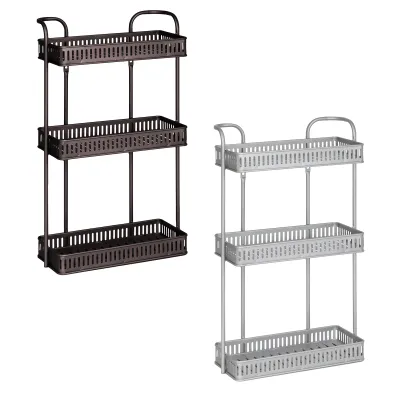 ΕΤΑΖΕΡΑ ΜΕΤΑΛΛΙΚΗ 3ΘΕΣΕΩΝ ΙΣΙΑ 36,5x16x60,5cm VC2351