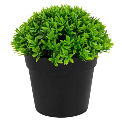 ΤΕΧΝΗΤΟ ΦΥΤΟ GREEN ΣΕ ΓΛΑΣΤΡΑΚΙ 12x13cm No43423