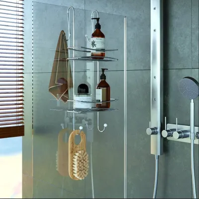 ΕΤΑΖΕΡΑ ΧΡΩΜΙΟΥ 2ΘΕΣΕΩΝ ΜΕ ΓΑΝΤΖΟΥΣ ΕΜΠΡΟΣ-ΠΙΣΩ BK065