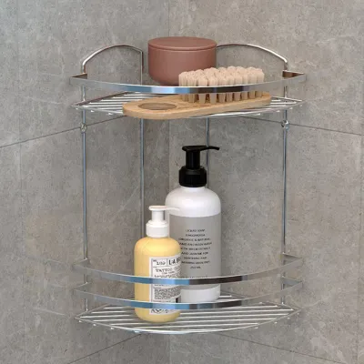 ΕΤΑΖΕΡΑ ΑΝΟΞΕΙΔΩΤΗ ΓΩΝΙΑΚΗ 2ΘΕΣΕΩΝ 19,5x19,5x32cm BK082 SS304 VIOSARP