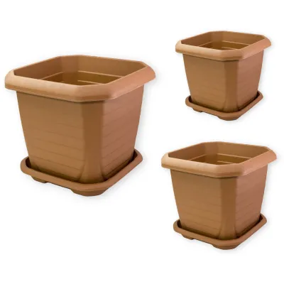 ΠΙΑΤΟ VIOSARP ΤΕΤΡΑΓΩΝΟ ΠΛΑΣΤΙΚΟ 32x32x5,3cm Νο317